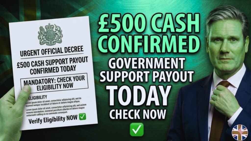 £500 Government Cash Support