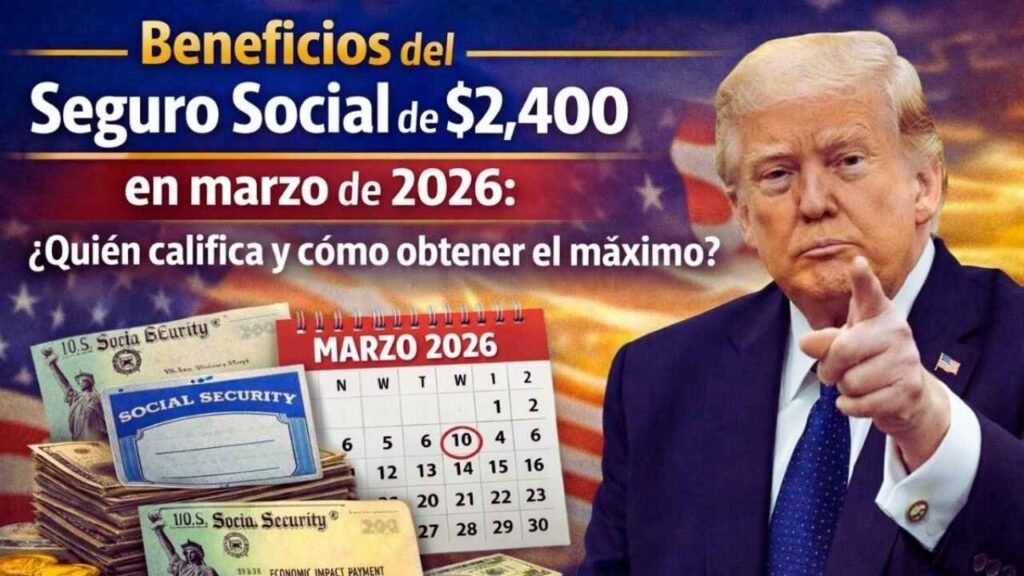 Beneficios del Seguro Social de $2,400