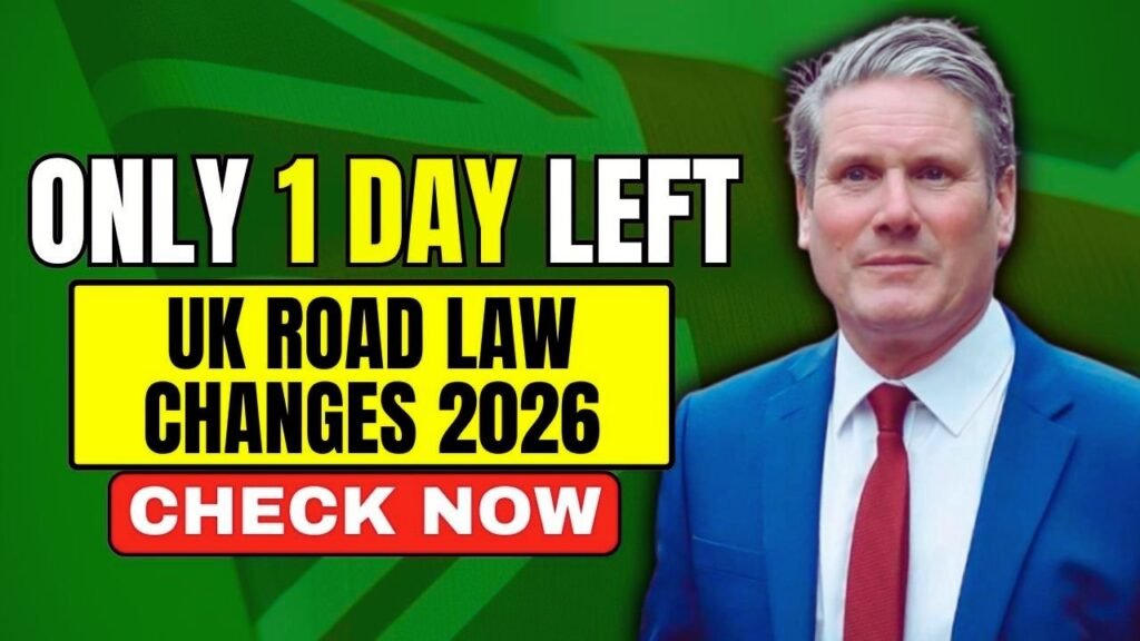 UK Road Law Changes – Only 1 Day Left