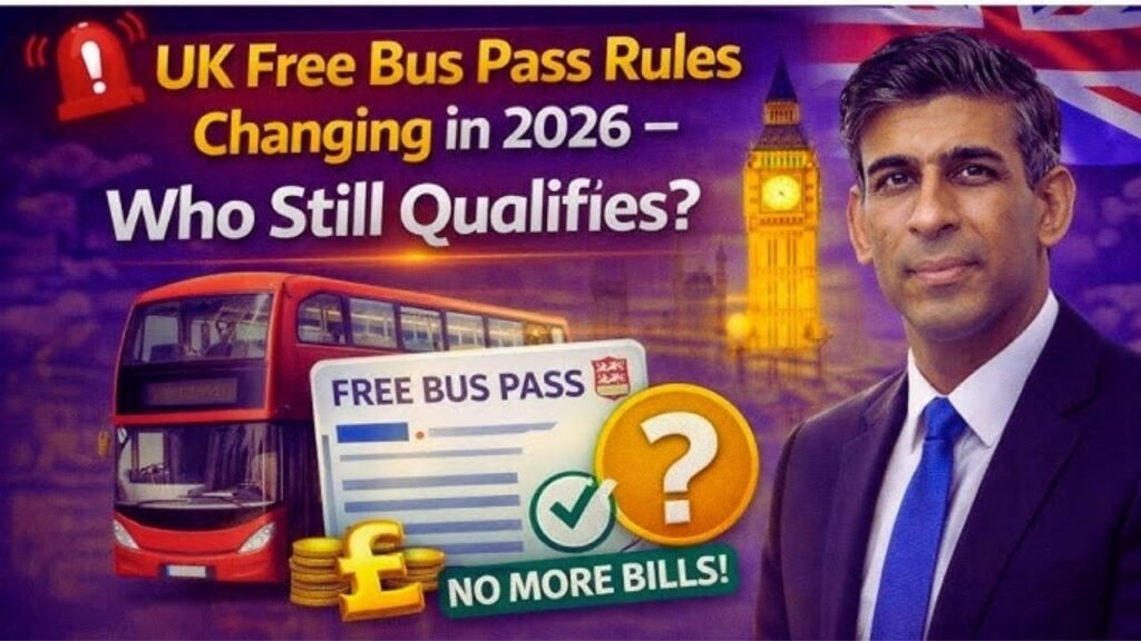 Free Bus Pass Changes 2026