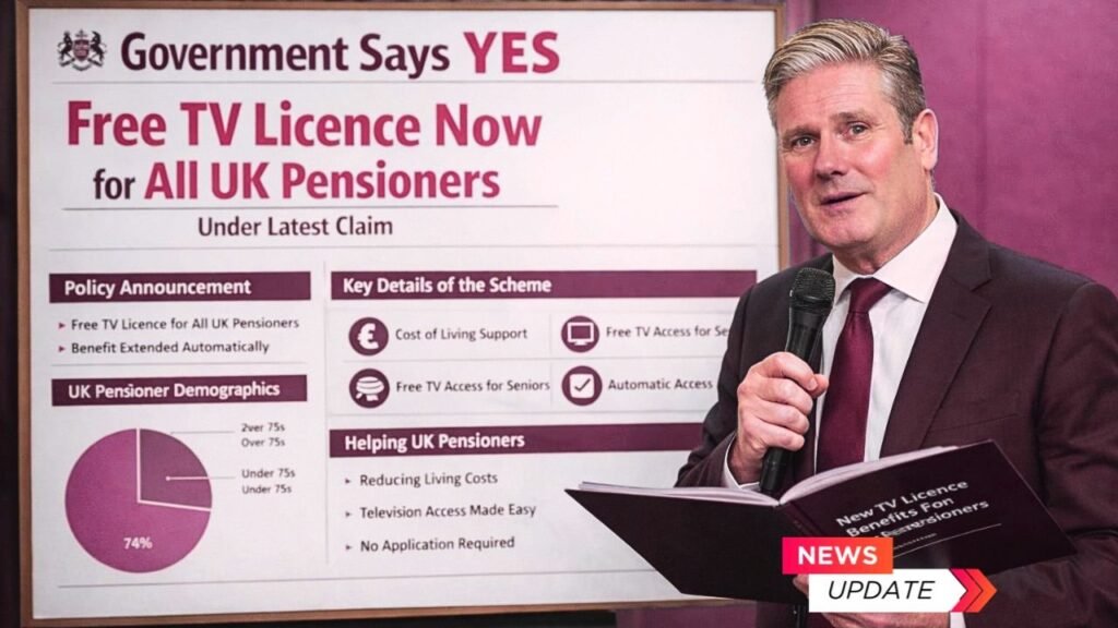 Free TV Licences for UK Pensioners in 2026
