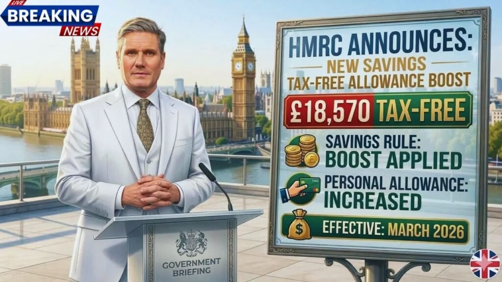 HMRC Announces £18,570 Tax-Free Personal