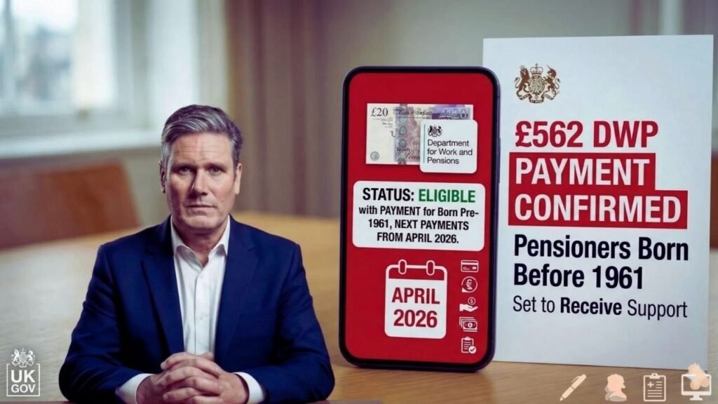 UK Government Announced £562 DWP Payment