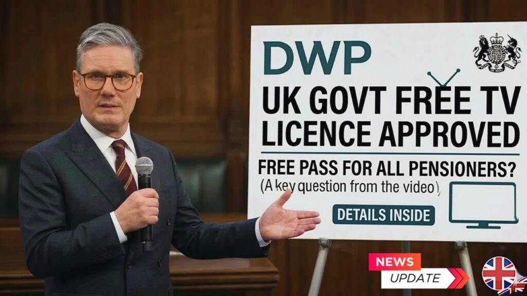 UK Government Free TV Licence Approved